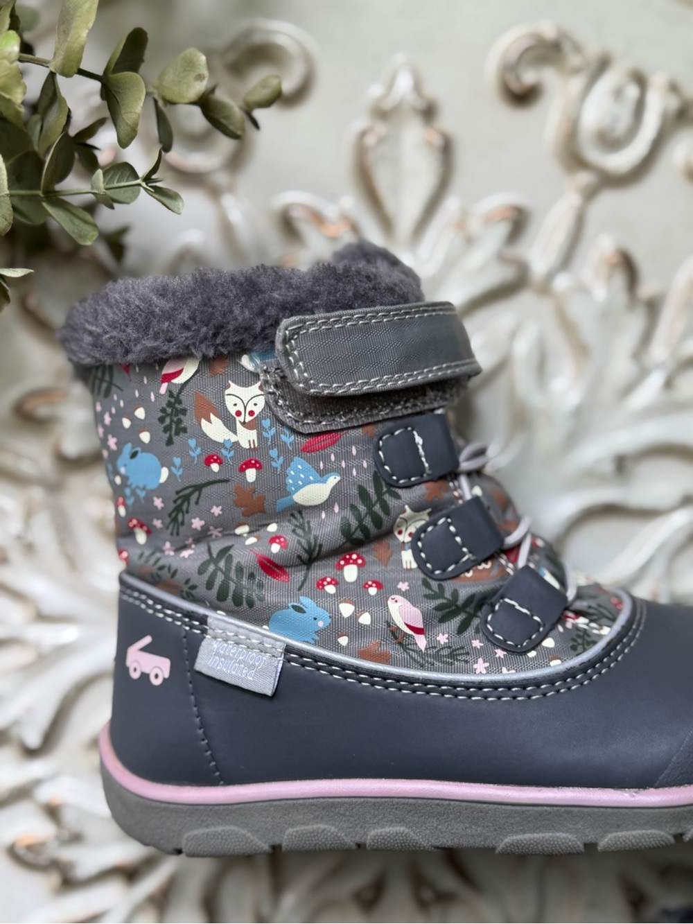 See Kai Run Abby II Waterproof Insulated Boots Toddler Girls' Size 12 Woodland - Picture 10 of 11